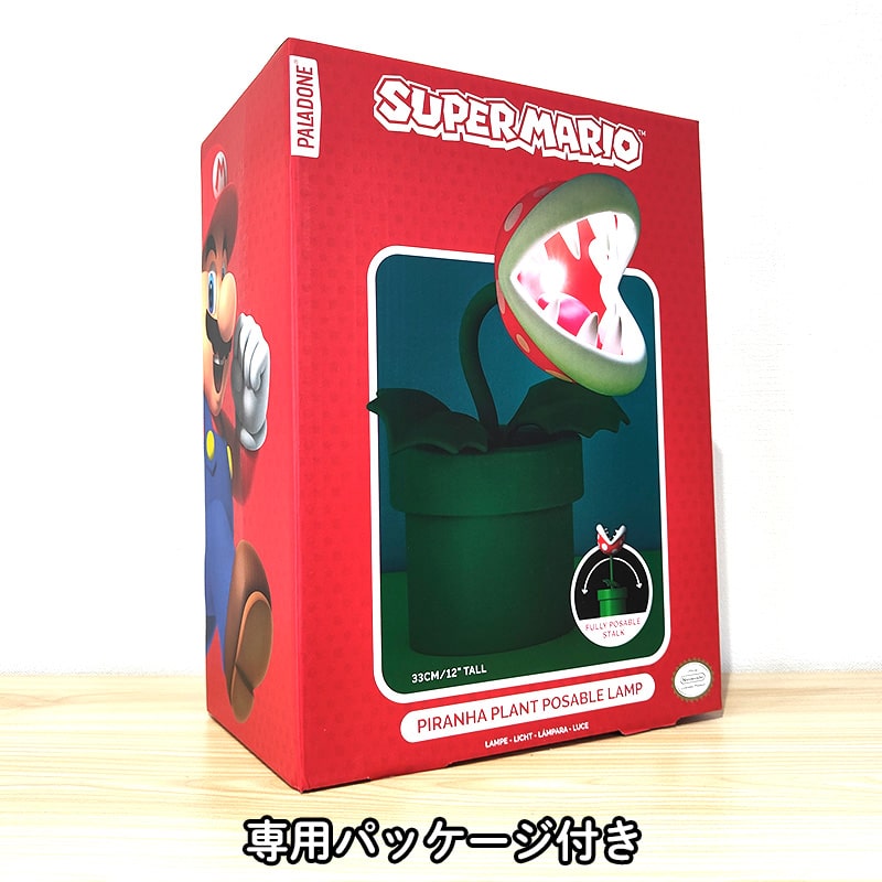 パックンフラワー 置物 ライト スーパーマリオ ゲーム 雑貨 光る
