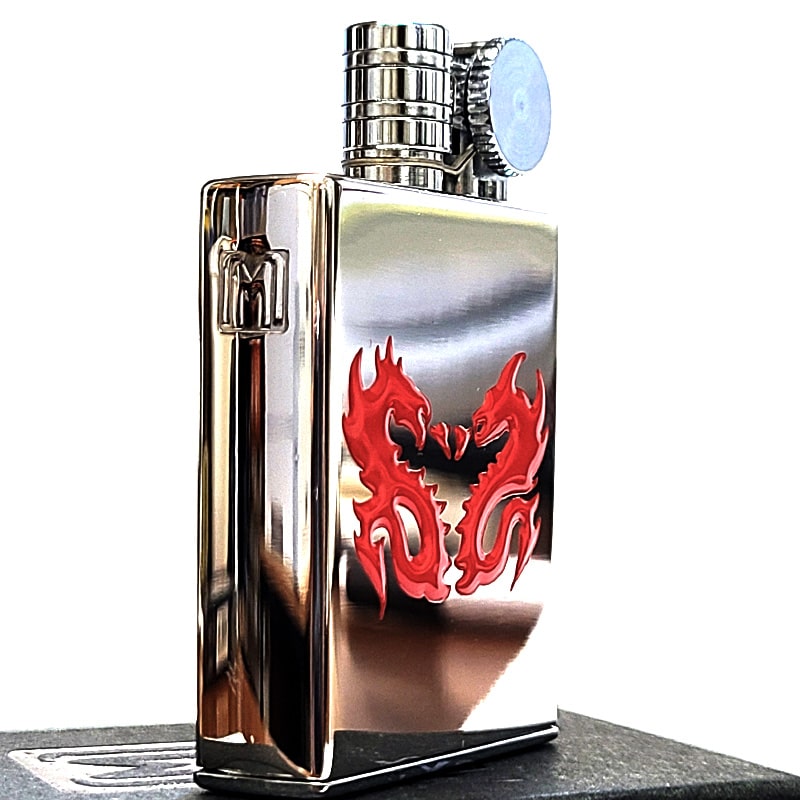 マーベラス オイルライター 廃盤 タンクライター DRAGON レッド レア 