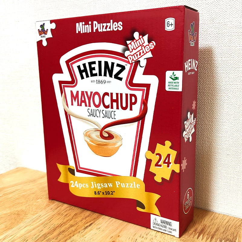 アメリカン レトロ ジグソーパズル ハインツ MAYOCHUP かわいい ミニ