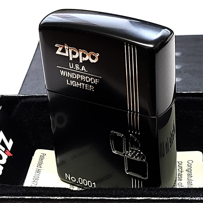ZIPPO（ジッポー） 限定 レアナンバー [No.0001] zippo柄 クラシック