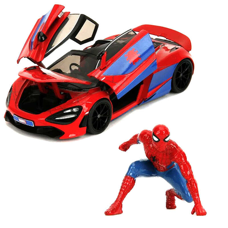 アメリカン レトロ ダイキャストミニカー マクラーレン スパイダーマン