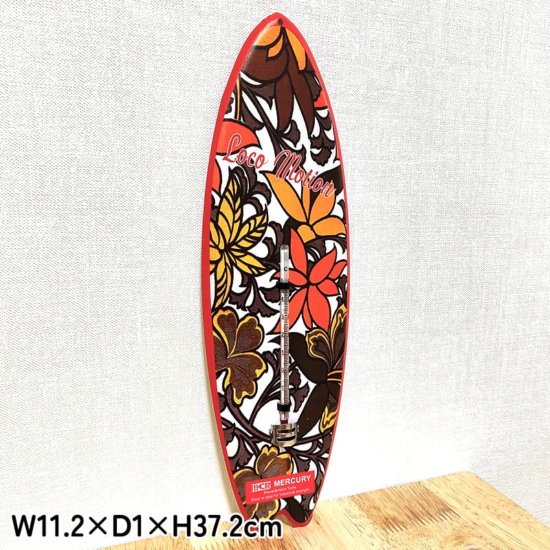 MERCURY（マーキュリー） 温度計 おしゃれ サーフボード サーモ