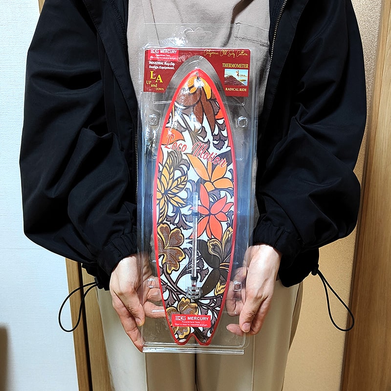 MERCURY（マーキュリー） 温度計 おしゃれ サーフボード サーモ