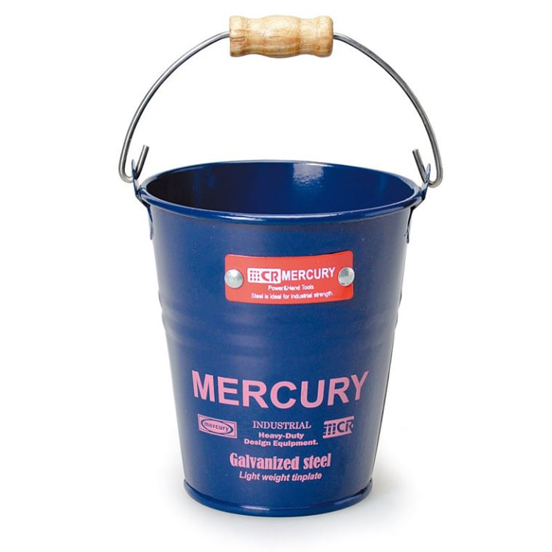 MERCURY（マーキュリー） ミニバケツ おしゃれ ペン立て 選べる レッド