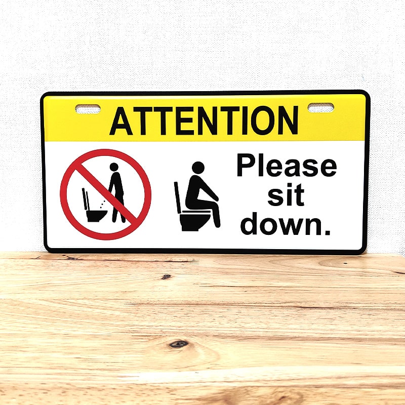 アメリカン レトロ 看板 サインプレート 目立つ ディスプレイ NOTICE