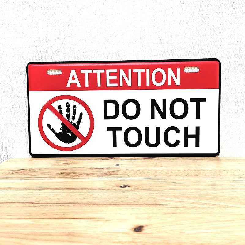 アメリカン レトロ 看板 サインプレート 目立つ ディスプレイ NOTICE