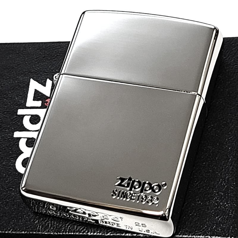ZIPPO（ジッポー） ライター おしゃれ シンプル 鏡面シルバー＆Zippo