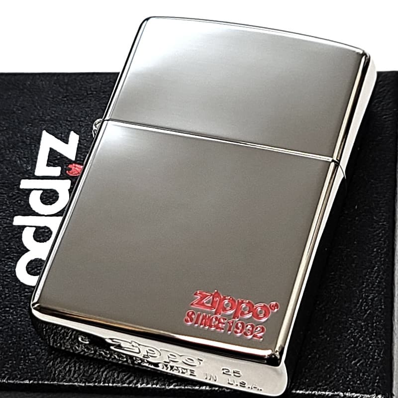 ZIPPO（ジッポー） ライター シンプル 鏡面シルバー＆Zippoロゴ