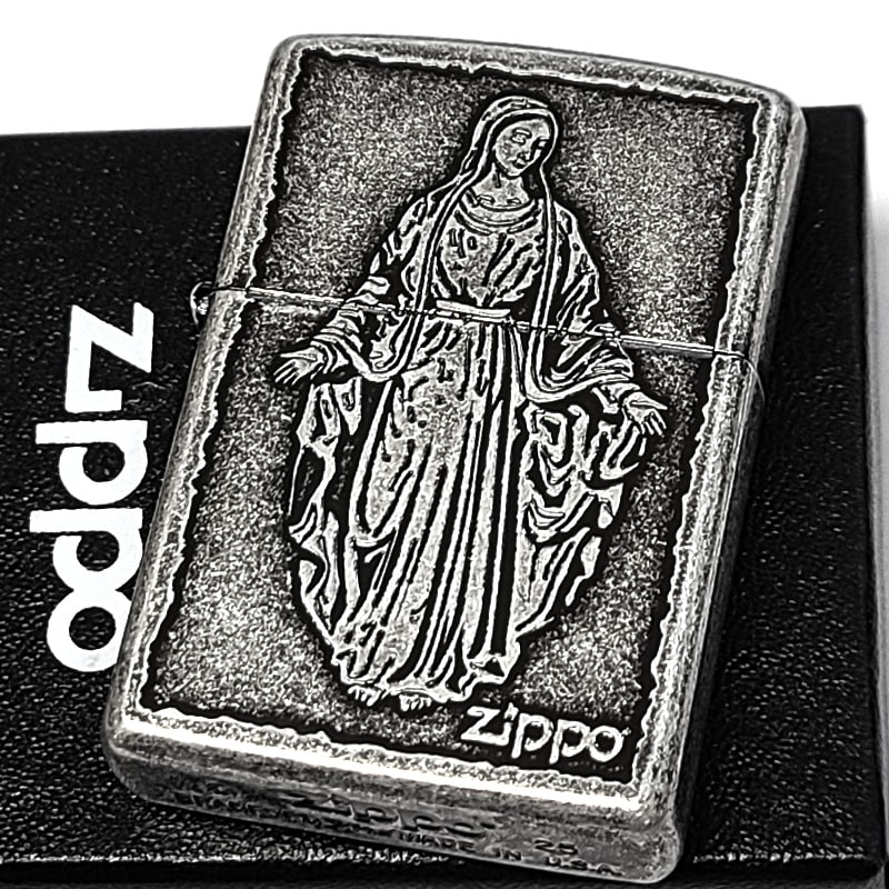 ZIPPO（ジッポー） ライター マリア ジッポ アンティーク シルバー 