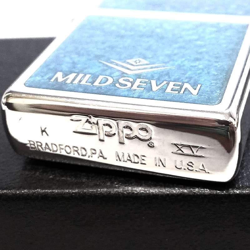 ZIPPO レア MILD SEVEN 1999年製 絶版 ジッポ ライター ロゴ ブルーエポ 両面加工 珍しい おしゃれ マイルドセブン たばこ  かっこいい : mildseven : Zippoタバコケース喫煙具のハヤミ - 通販 - Yahoo!ショッピング