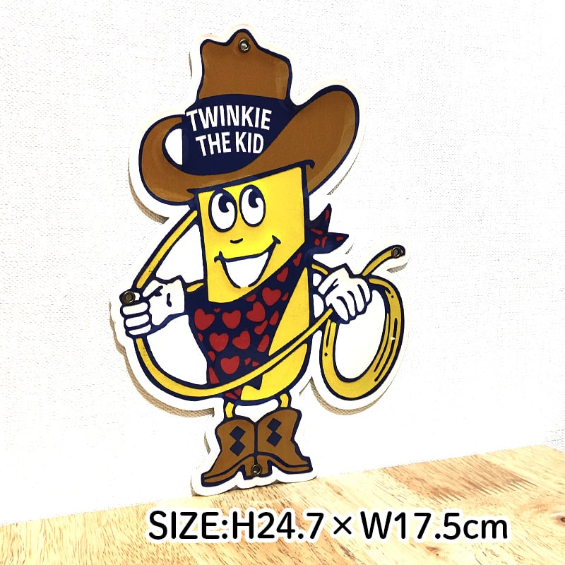 アメリカン レトロ ブリキ看板 ミニエンボスメタルサイン カウボーイ