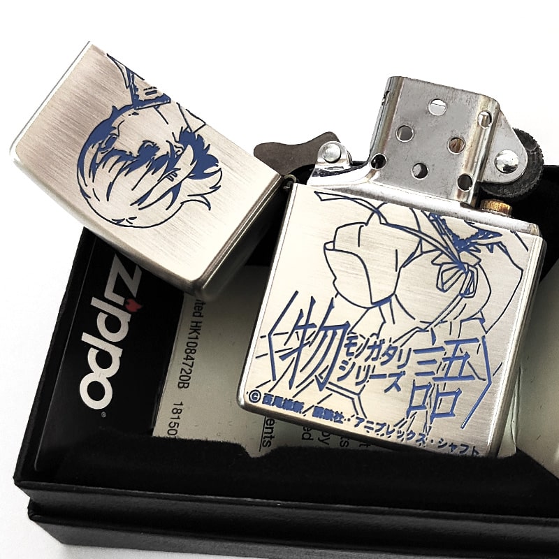 ZIPPO アニメ 物語シリーズ 羽川翼 ジッポ ライター シルバー