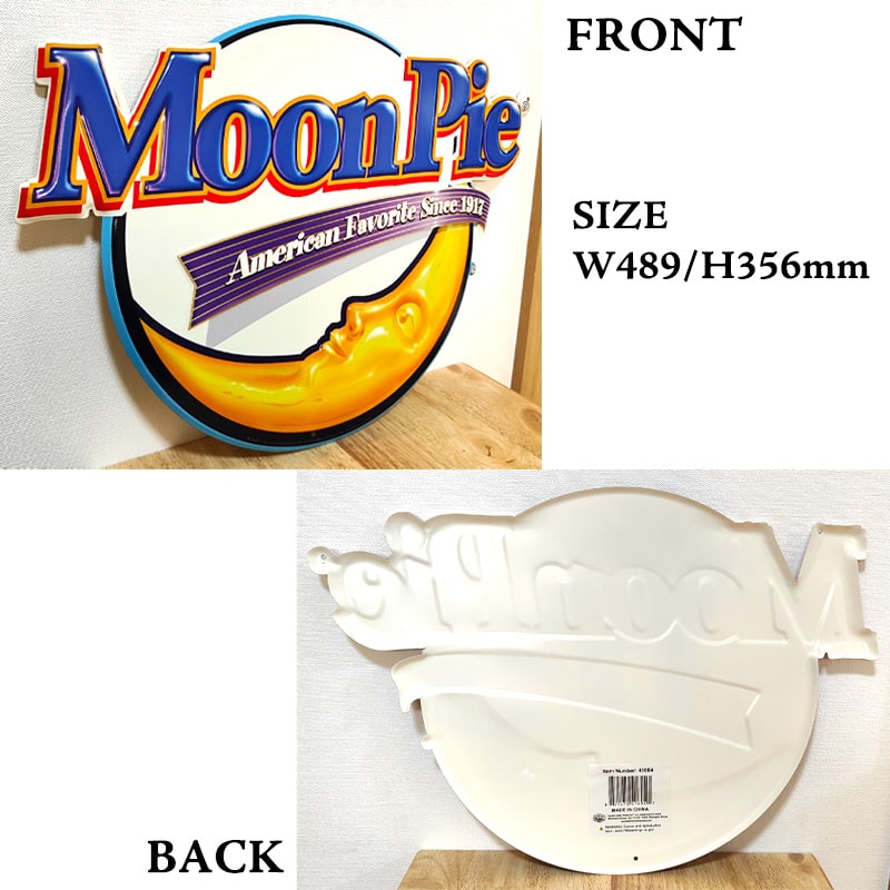 アメリカン レトロ ブリキ看板 おしゃれ Moonpie ムーンパイ 