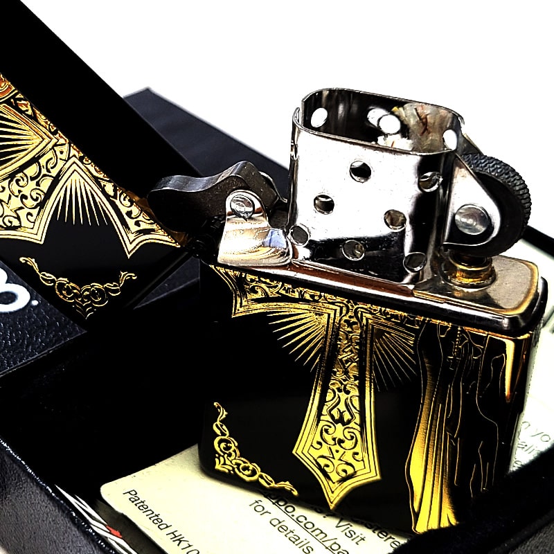 ZIPPO（ジッポー） ライター クロス マリア ジッポ 二面加工 おしゃれ