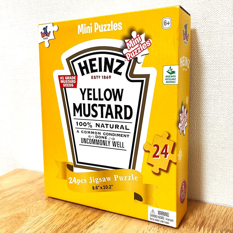 アメリカン レトロ ジグソーパズル HEINZ マスタード かわいい