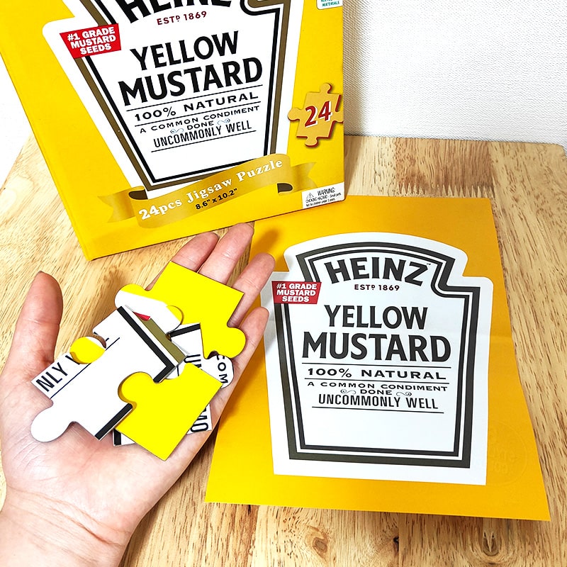 アメリカン レトロ ジグソーパズル HEINZ マスタード かわいい