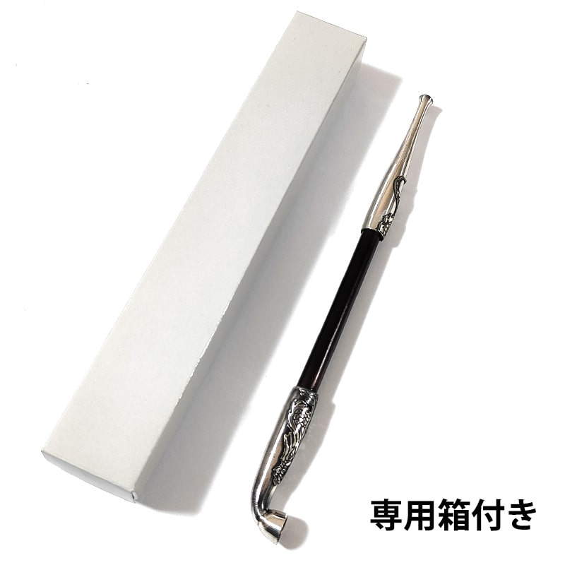 煙草入れ 前金具 金工師 光弘作 昇龍
