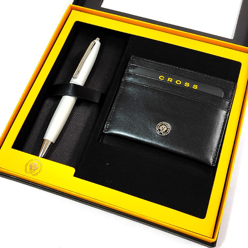 CROSS（クロス） ボールペン カレイ カードケース付BOX ギフトセット