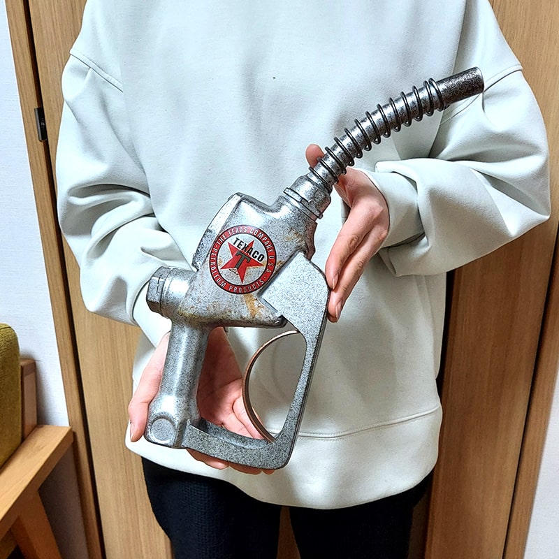 ヴィンテージガスポンプ ノズル TEXACO PETROEUM ガソリンスタンド 