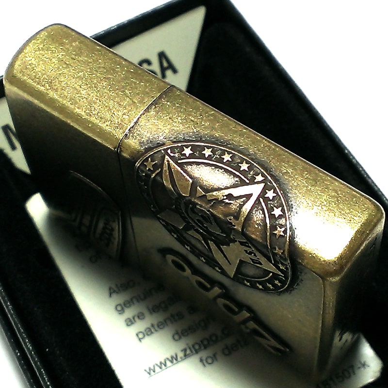 Zippo ライター メタル製 アメリカ製 Zippo ジッポー ロゴ メタル ZIPPO LOGO METAL 202M-Z メール便