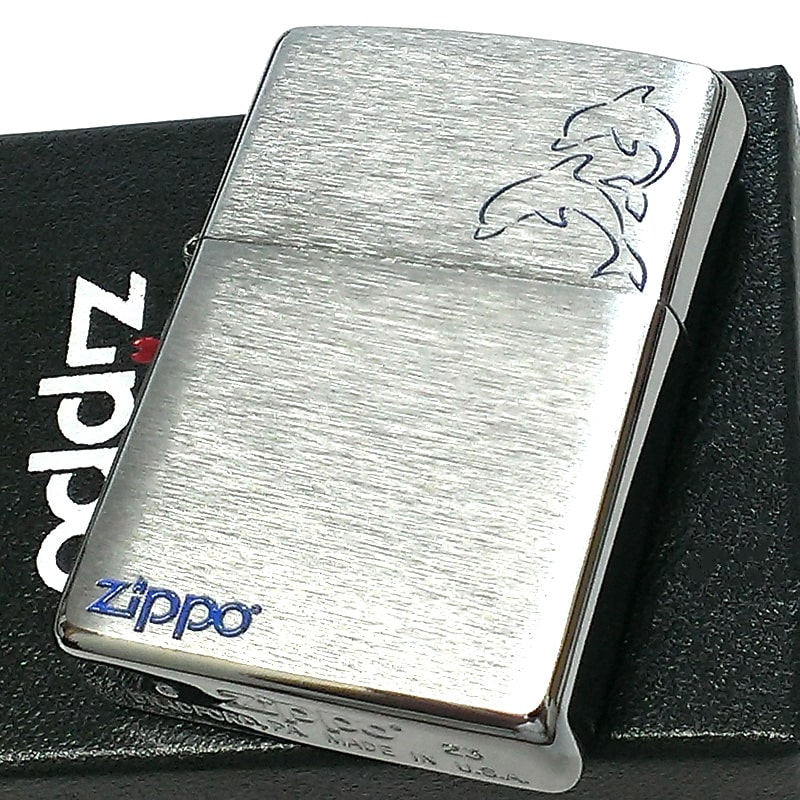 ZIPPO（ジッポー） ライター イルカ アニマル ジッポ 動物 ロゴ 海豚
