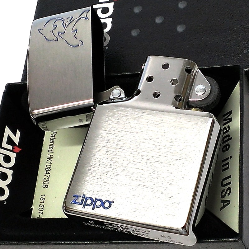 ZIPPO（ジッポー） ライター イルカ アニマル ジッポ 動物 ロゴ 海豚