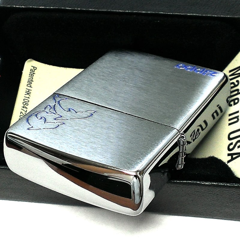 ZIPPO（ジッポー） ライター イルカ アニマル ジッポ 動物 ロゴ 海豚