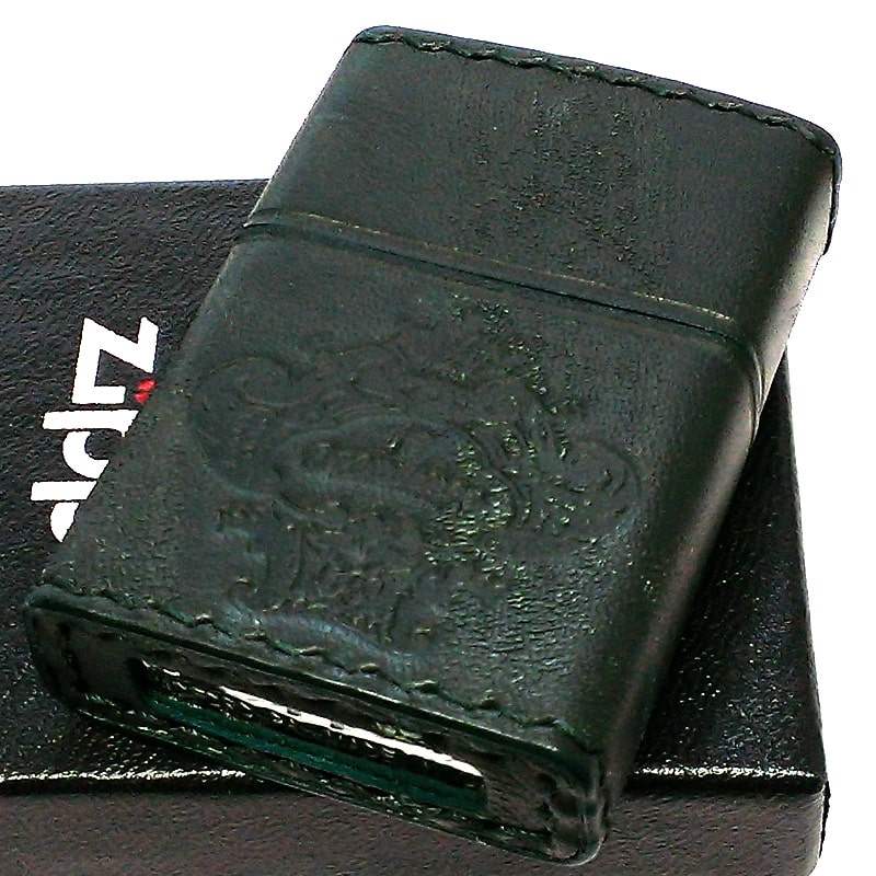 ZIPPO おしゃれ オロビアンコ ダメージグリーン ジッポ ライター 