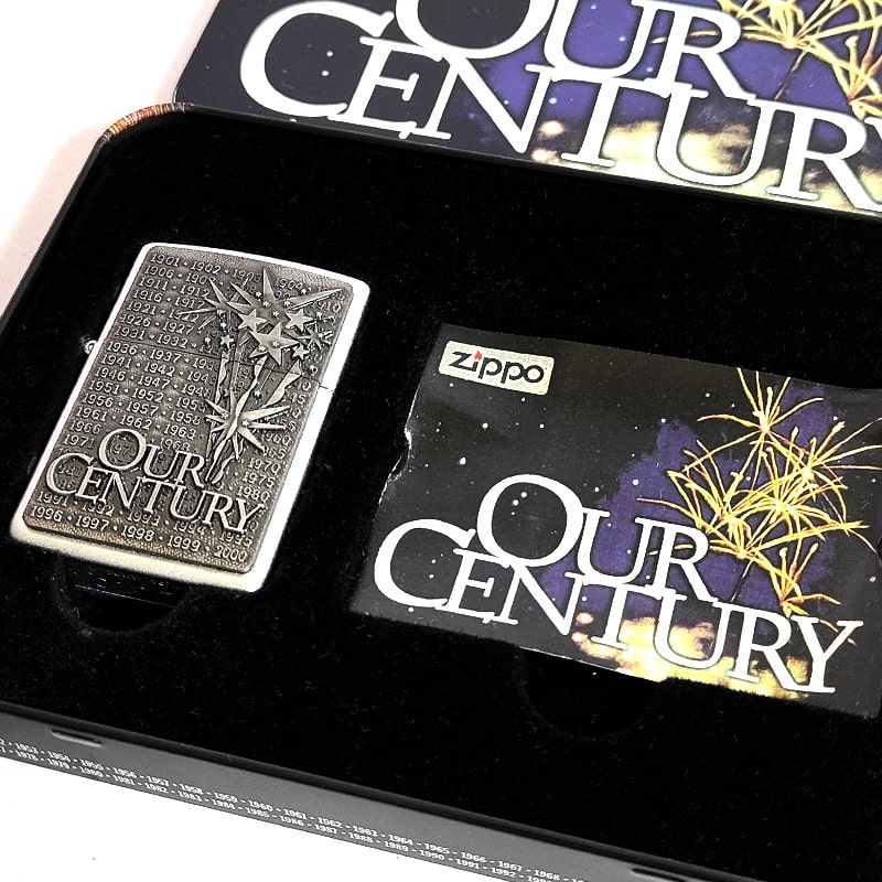 2000年記念OURCENTURYジッポー ZIPPO（ジッポー） ライター 1998年製 世界限定15万個 OUR CENTURY