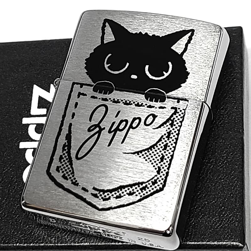 ZIPPO（ジッポー） ライター ポケにゃん子 ネコ ジッポ かわいい