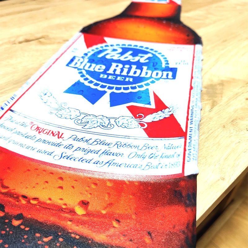アメリカン レトロ ブリキ看板 パブストブルーリボン ビール 大型
