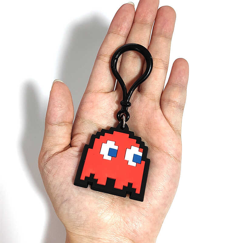 キーホルダー パックマン ゲーム 選べる 4種類 ラバー キーチェーン