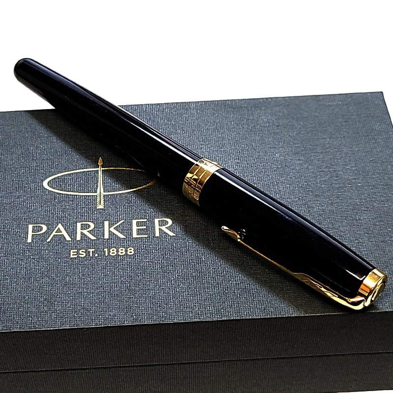 ソネット 万年筆 パーカー ラックブラック ゴールド 美しい ブランド