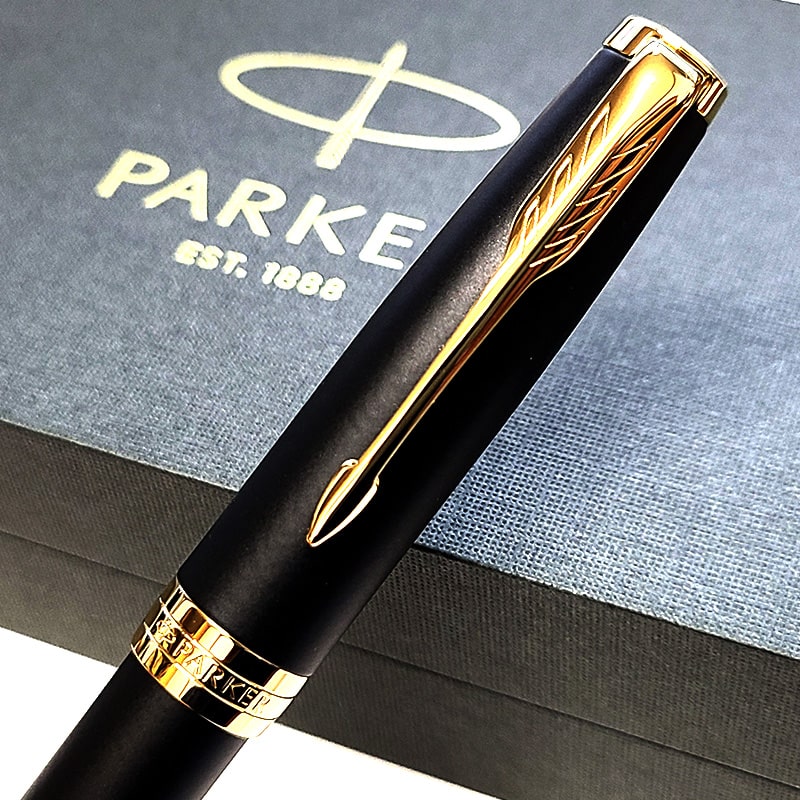ソネット パーカー 万年筆 マットブラック ゴールド 美しい ブランド