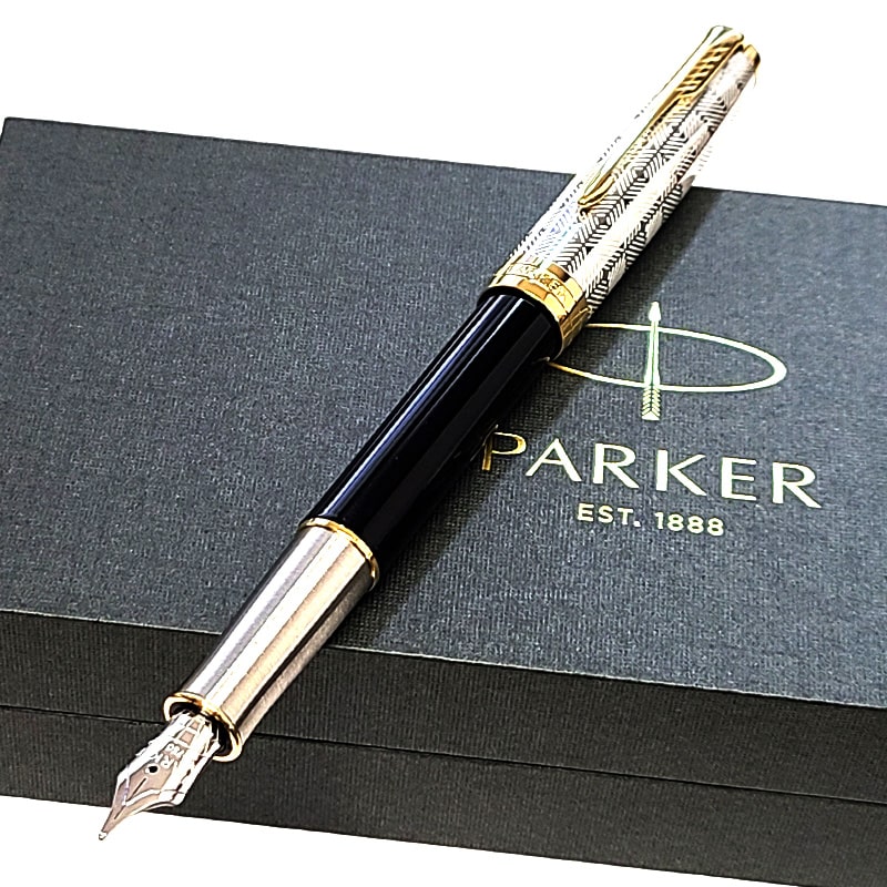 Parker Sonnet 万年筆 シルバー・ゴールド penworld_47856