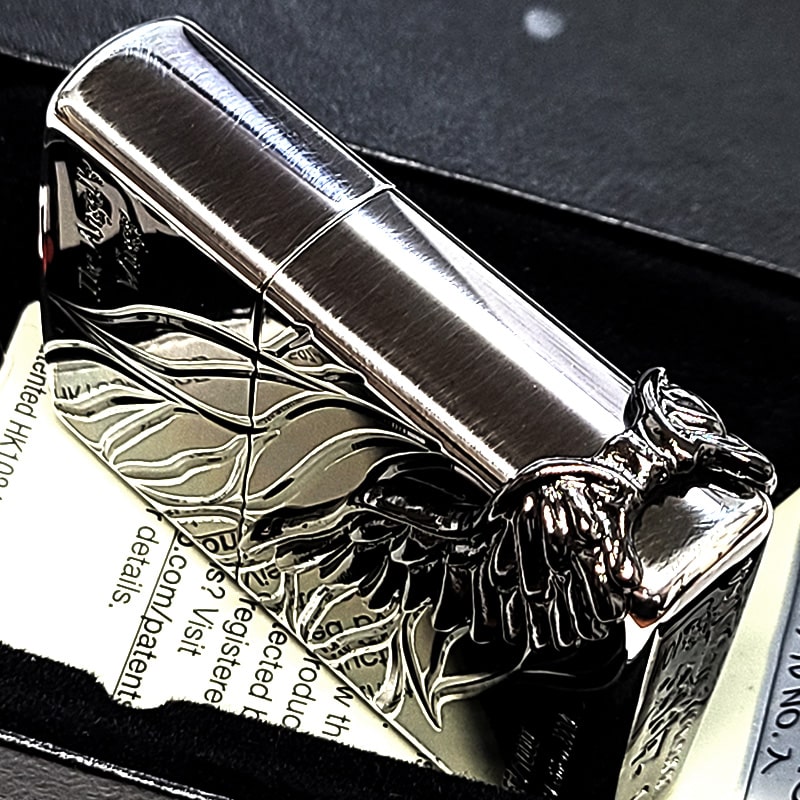 ZIPPO（ジッポー） 限定 エンジェルウィング 1000個生産 シルバー燻し