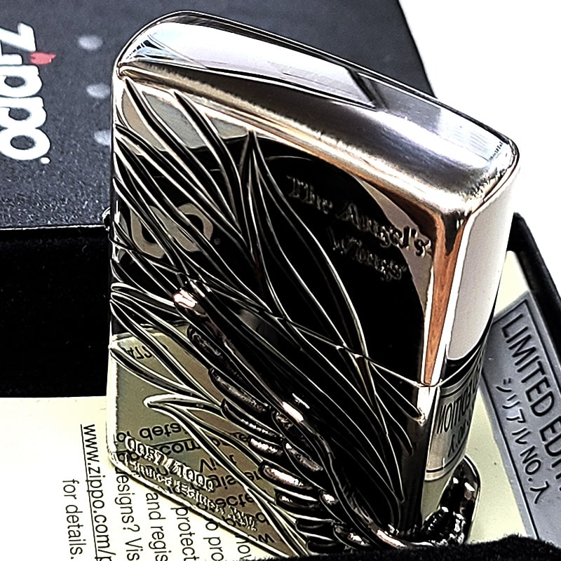 ZIPPO（ジッポー） 限定 エンジェルウィング 1000個生産 シルバー燻し