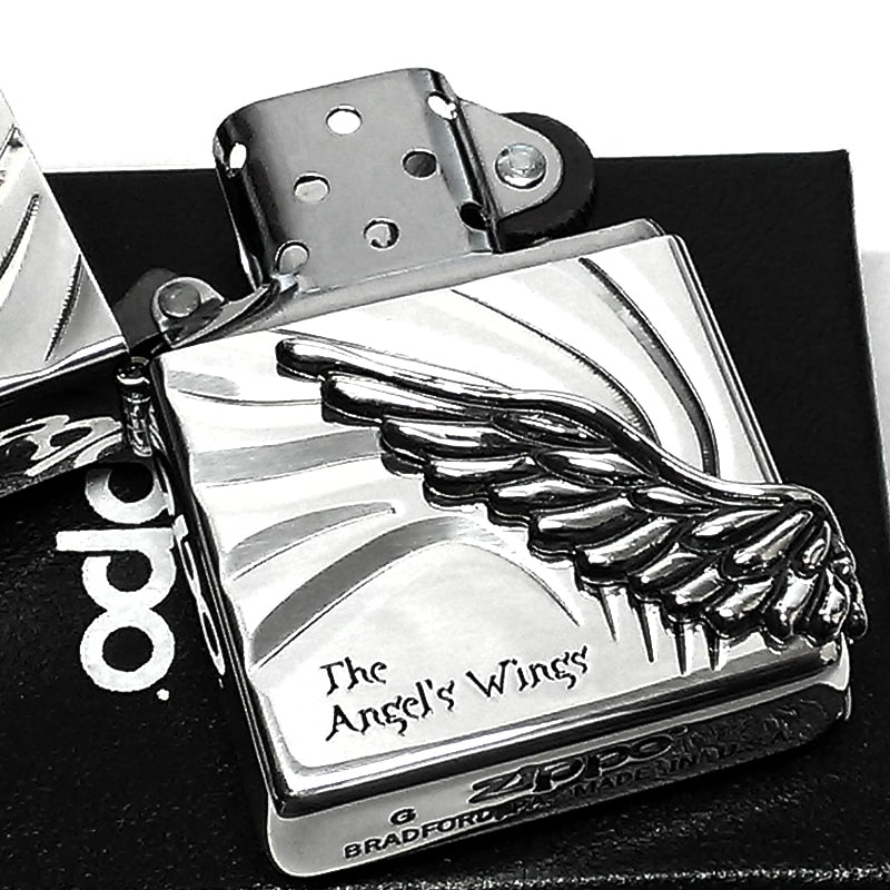 ZIPPO 限定 エンジェルウィング 天使の羽 ジッポ ライター 大型メタル