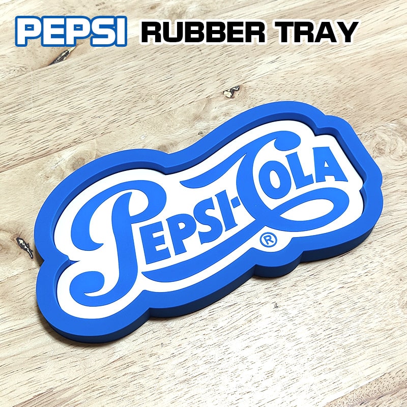 小物入れ ペプシ ロゴ ラバートレイ かっこいい 正規ライセンス品