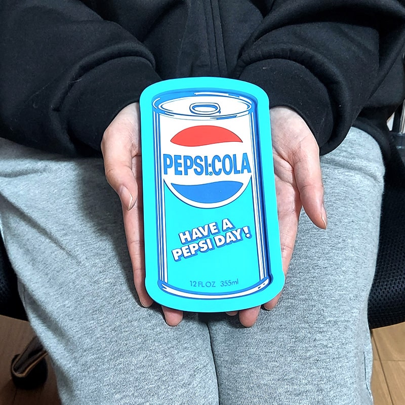 ラバートレイ ペプシ 缶 ロゴ PEPSI 小物入れ かわいい 正規ライセンス