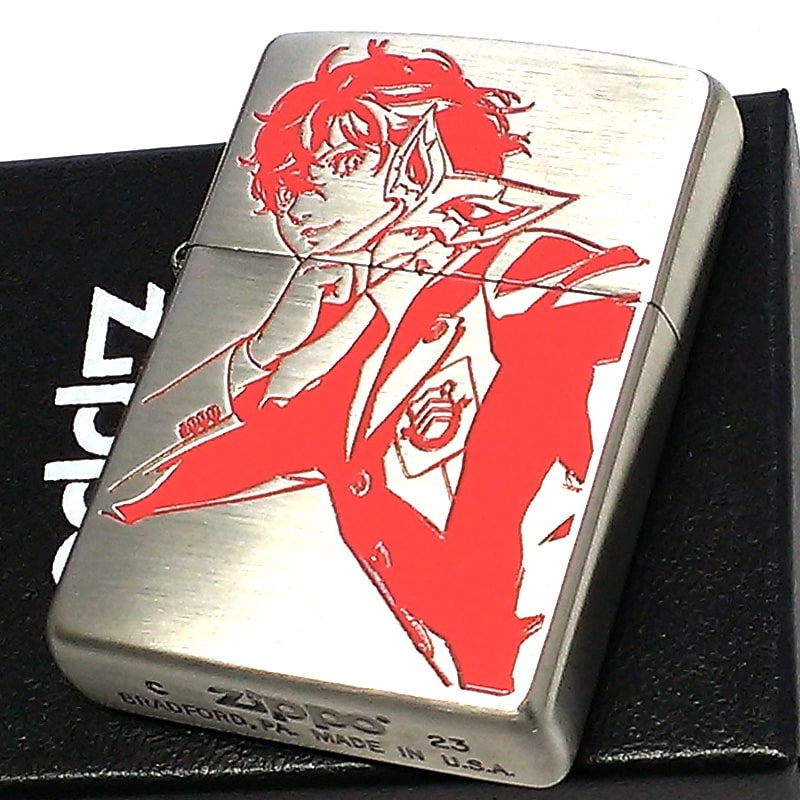 ZIPPO ライター ゲーム ペルソナ5 ザ・ロイヤル シルバー ジッポ 銀 