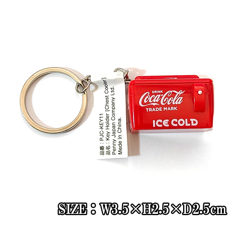 アメリカン レトロ コカ・コーラ キーホルダー かわいい ミニチュア