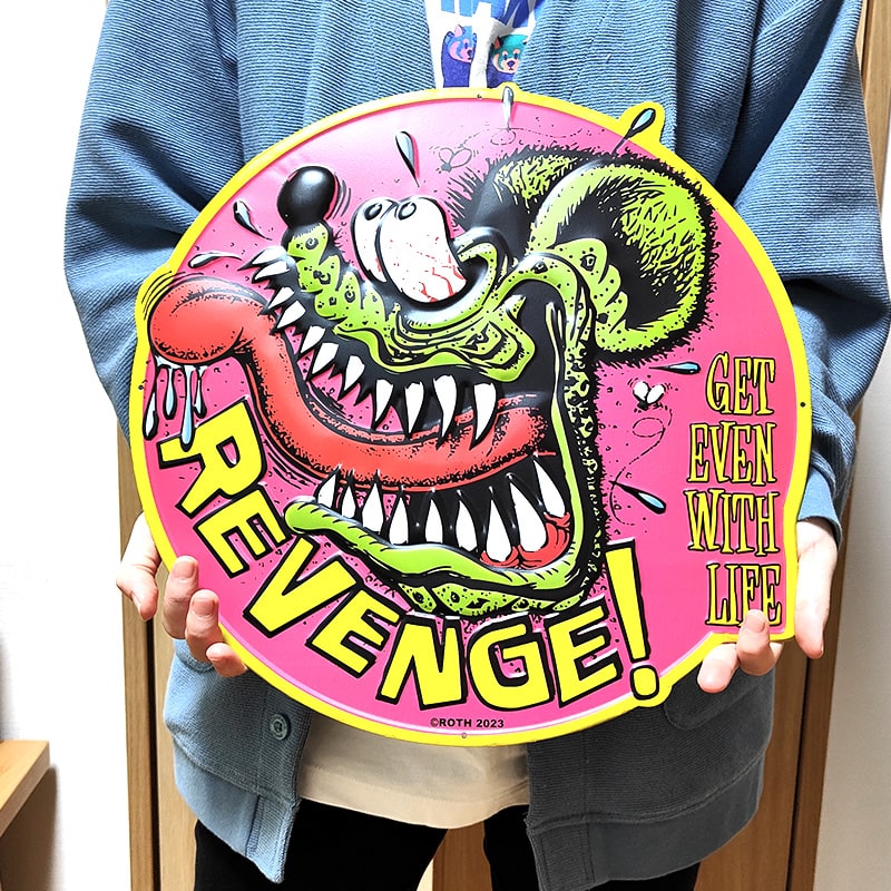 アメリカン レトロ ブリキ看板 ラットフィンク ティンサイン