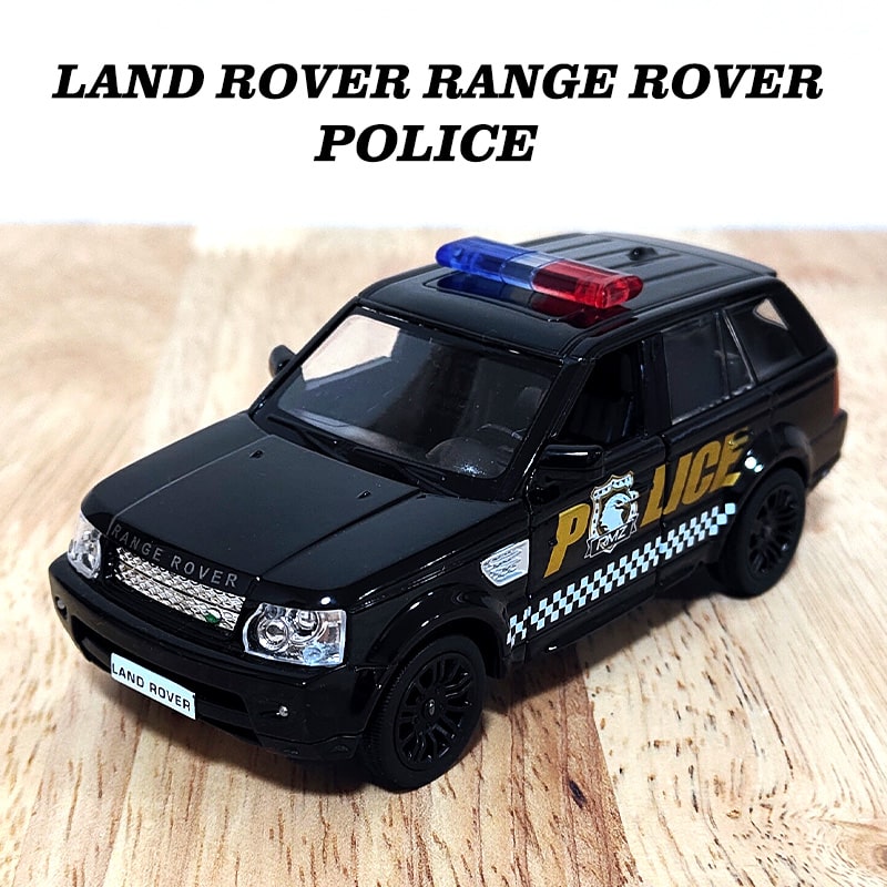 ミニカー RANGEROVER ポリス 車 レンジローバー 警察 デ