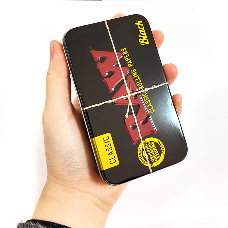 メタルケース クラシック RAW BG スクエアケース 手巻きたばこグッズ