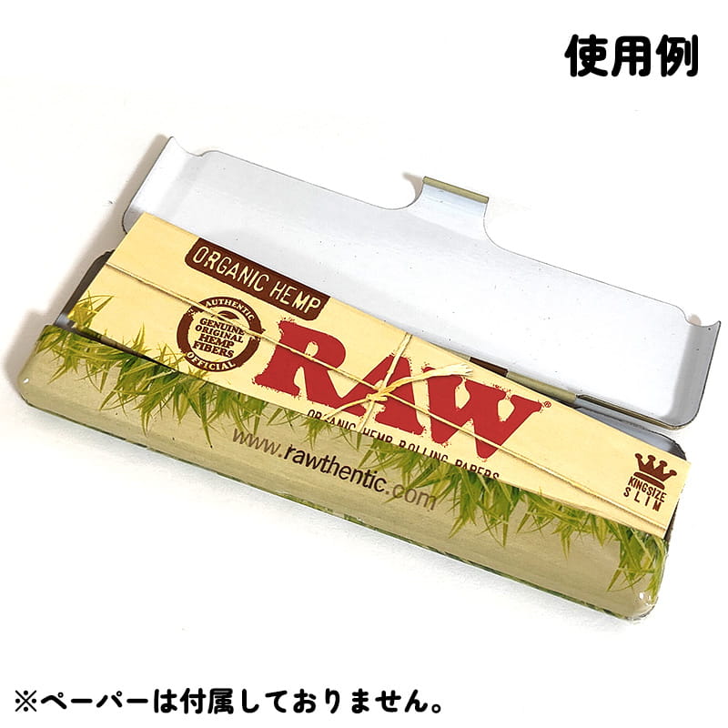 RAW 手巻きたばこ メタルケース オーガニック キングサイズ スリム