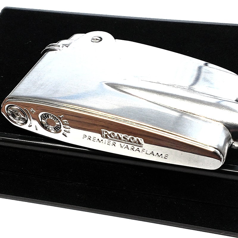RONSON VABARFLAME ビンテージメタルライター ケース付き RONSON ガスライター ロンソン フリント式 プレミア ヴァラ