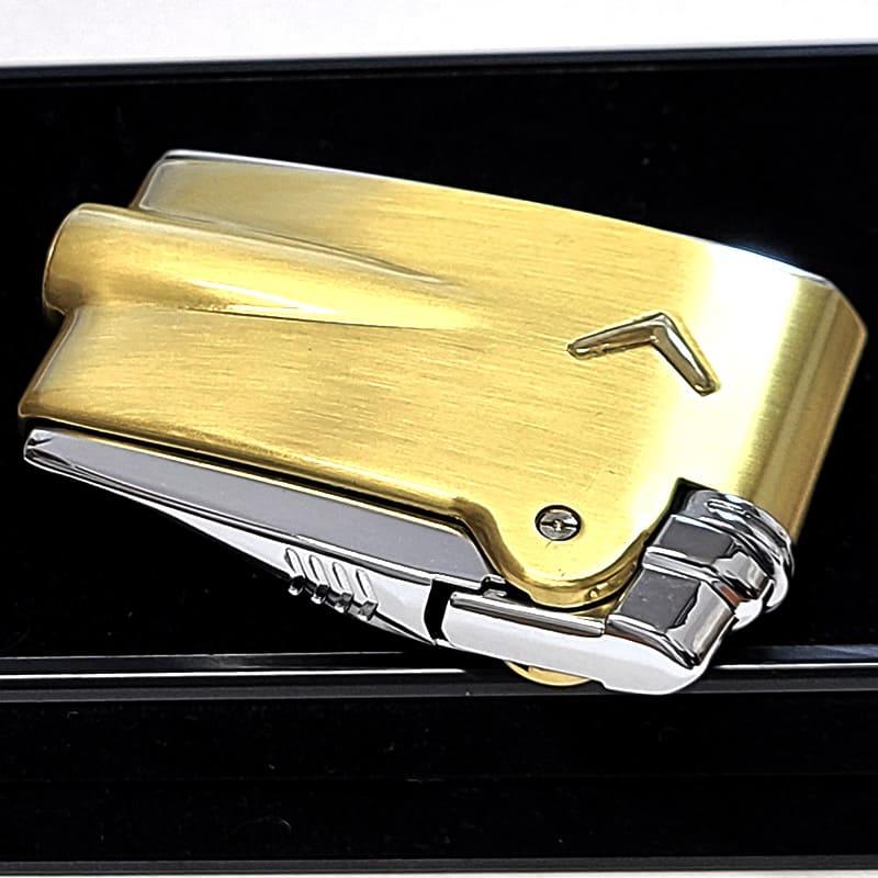 RONSON ガスライター フリント式 ブラスサテン ロンソン プレミア