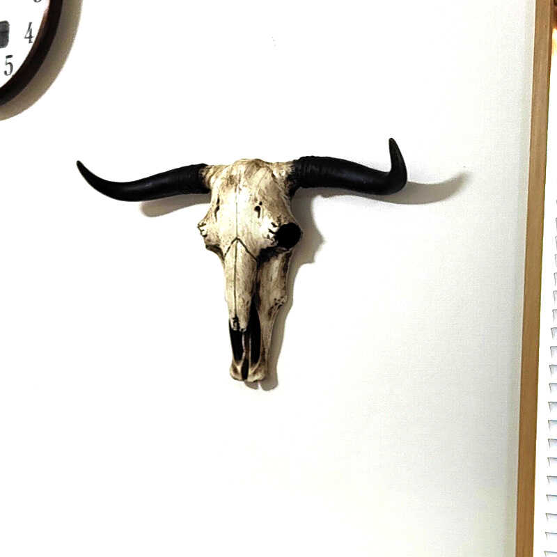 アメリカン レトロ スカルハンガー 牛 オブジェ おしゃれ ウエスタン