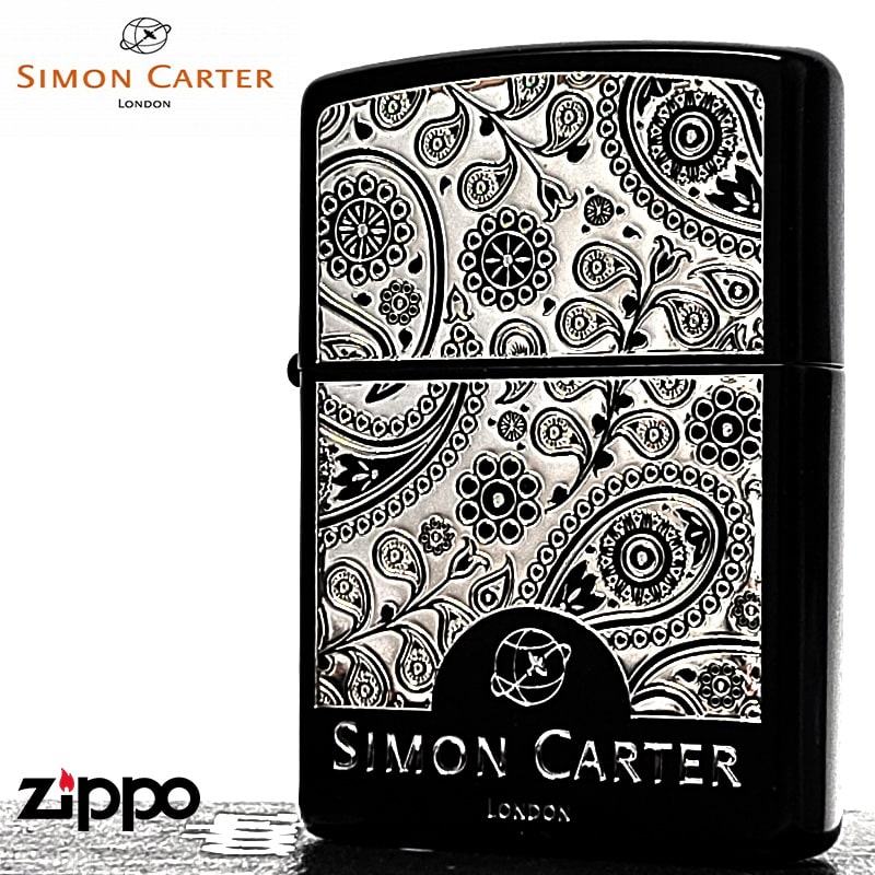 ZIPPO ライター サイモンカーター ジッポ かっこいい ペイズリ